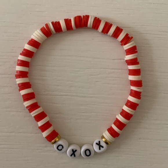 Clay flat bead bracelets handmade - Picture 3 of 3